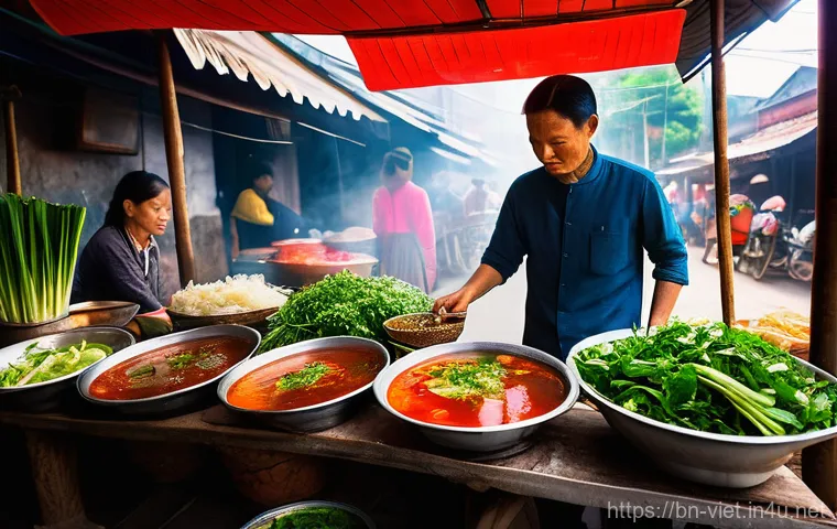 베트남 지역별 매운 요리 추천 - Prompt 1: Central Vietnamese Street Food Charm**