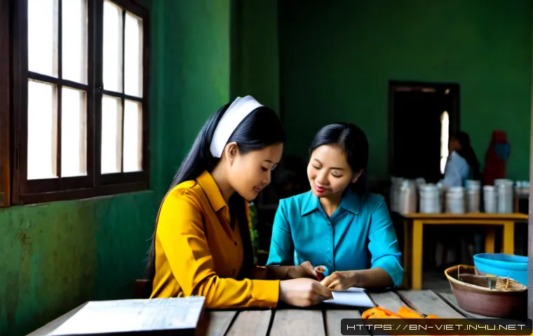 Home 17 베트남 여성 경제 참여율 - Photorealistic documentary-style scene of Vietnamese women participating in the modern economy, a co...